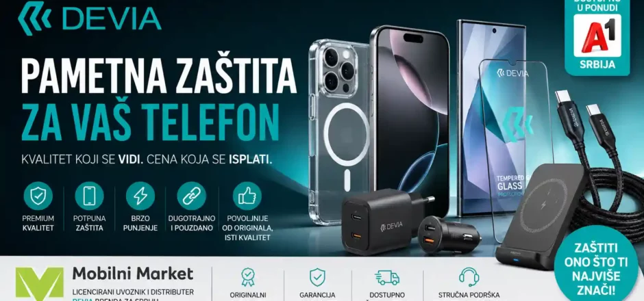 Devia oprema za telefone je top izbor u Srbiji