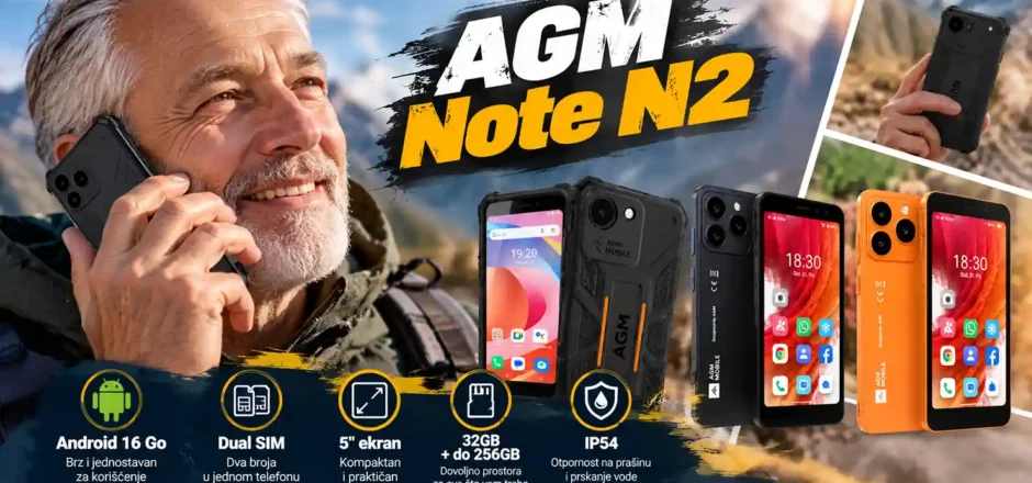 AGM Note N2 – povoljan Android telefon